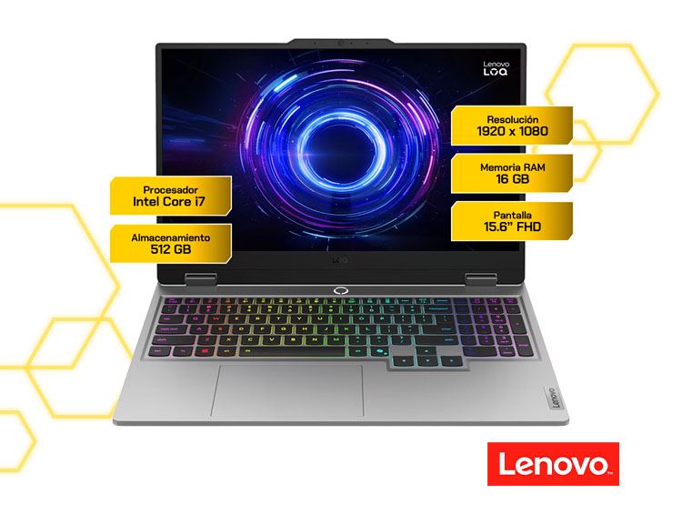 Laptop Lenovo LOQ 15IRX10 i7 16GB 512GB SSD RTX 5050 15.6 FHD 144Hz